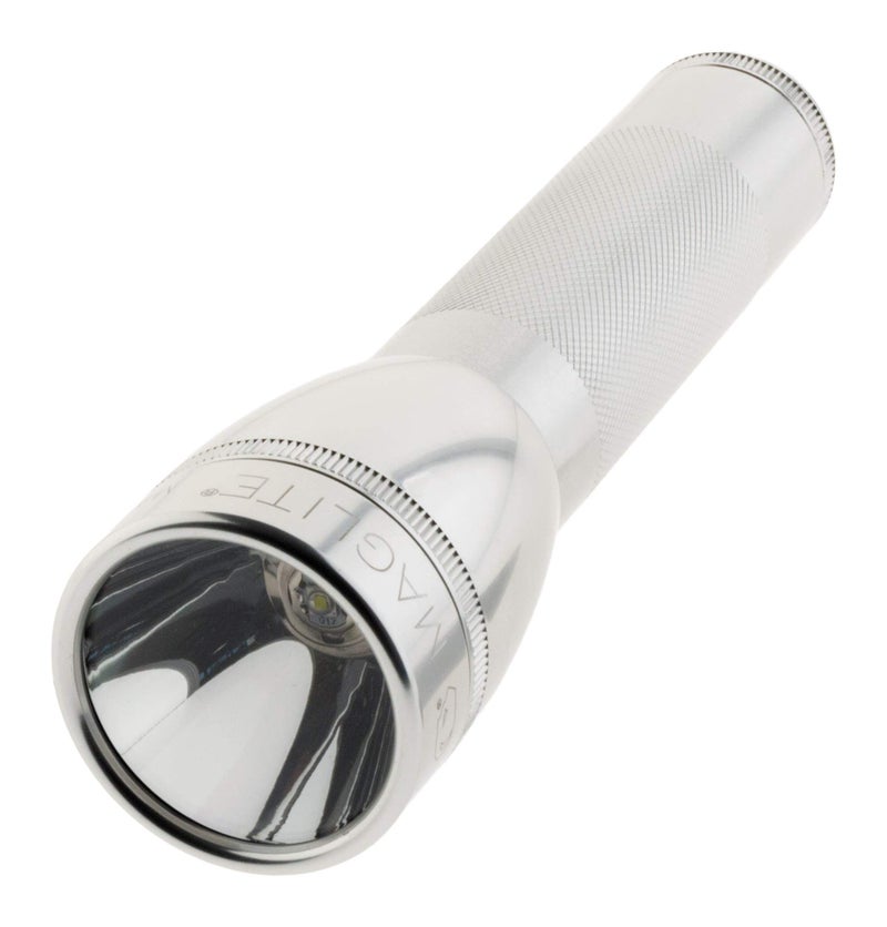 Maglite ML25LT LED 2-Cell C Flashlight, Silver